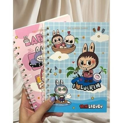 

et-12 Murah Meriah (AJ) LABUBU Buku Tulis Ring A5 /Notebook A5/Buku Tulis Sekolah stationery paper kertas Original Sale