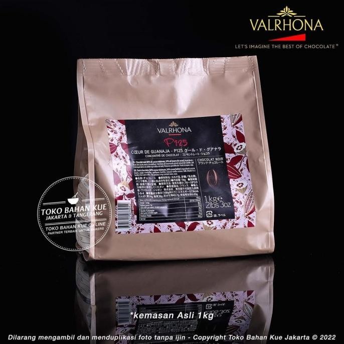 

Grosir Valrhona P125 Coeur De Guanaja 250Gr Dark Chocolate 80% Couverture