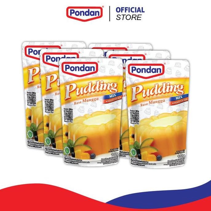 

Promo (Gratis Container) Pondan Pudding Masak Mangga 100G (6Pcs)
