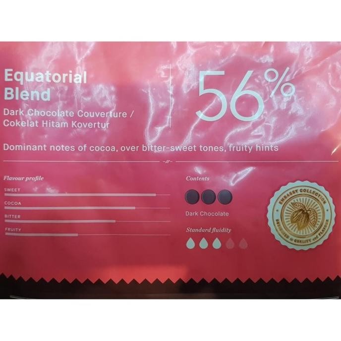 

Promo Embassy Couverture Dark Equatorial 56% 2,5 Kg - Tulip Couverture 56%