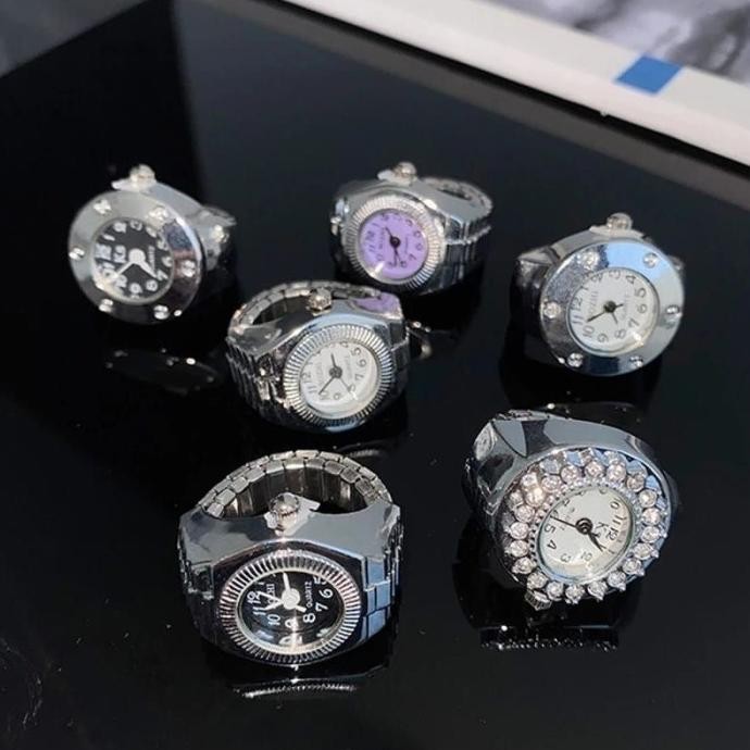 JAM JARI CINCIN JAM ANALOG UNIK PRIA WANITA RING PEGAS ANTIKARAT