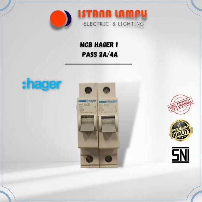 Terjangkau Mcb Hager 1 Pass 2A/4A