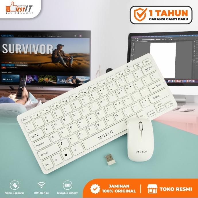 Keyboard Wireless Combo Mouse
