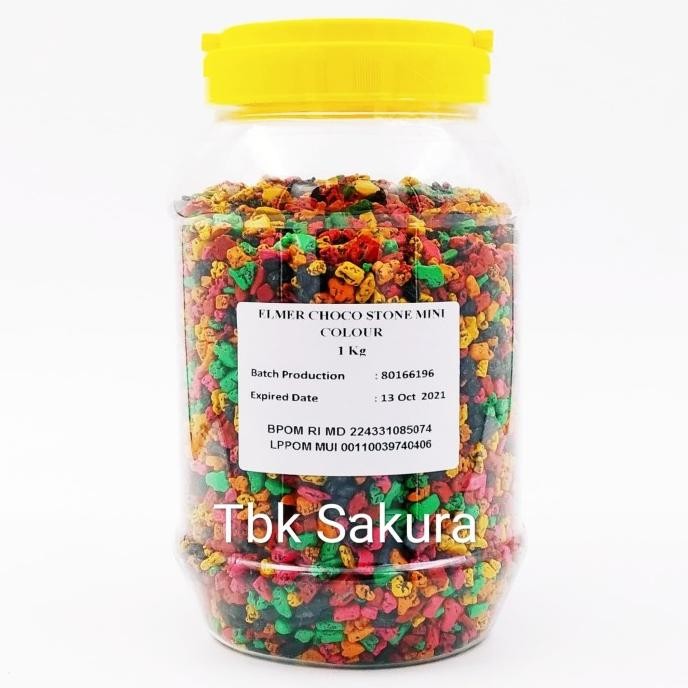 

Grosir Elmer Cokelat Kerikil / Choco Stone Mini Colour 1 Kg ( Repack )