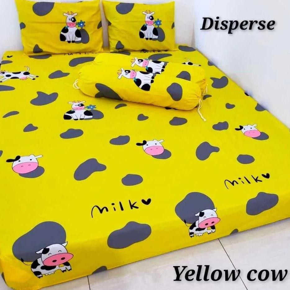 rd-67 2er-54 SPREI MOTIF SAPI KUNING 120 160 180 200 Premium Terlaris