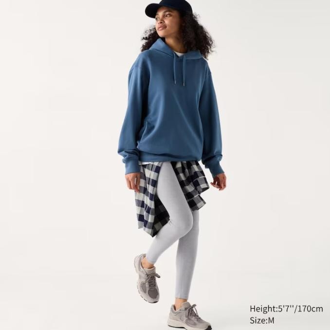 CELANA LONGJOHN WANITA UNIQLO ULTRAWARM HEATTECH LEGGING 400262 D grey