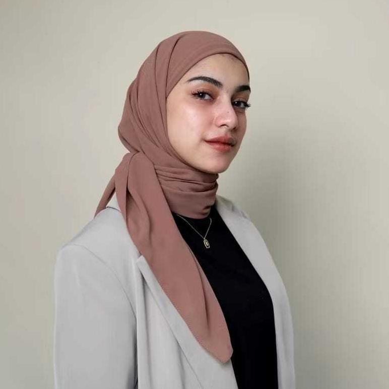 Oz67 ed-7 Hijab segitiga inner 2layer pollycotton Premium Hemat