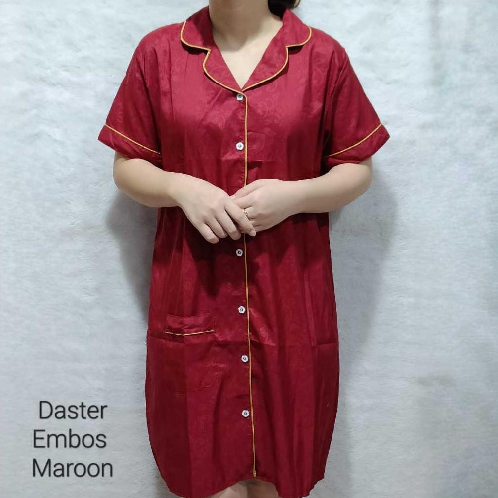 Df-8 Piyama Daster Satin Embos - Piyama Daster