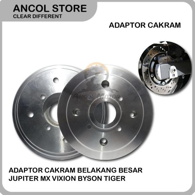 Adaptor Cakram Belakang Jupiter MX Vixion Byson Tiger Tromol Besar RESTOCK