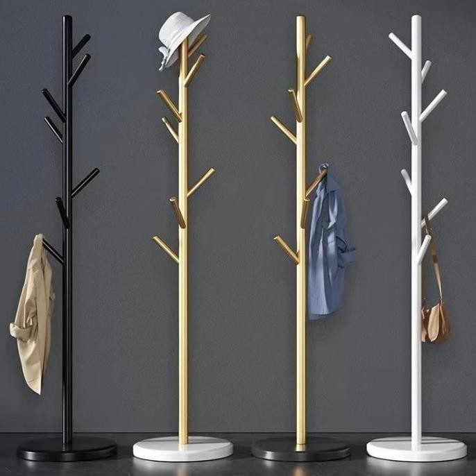 Topi Pendaratan /Standing Hanger Stand Multifungsi Rak Gantungan/ Rak Topi Besi /Rak Paket