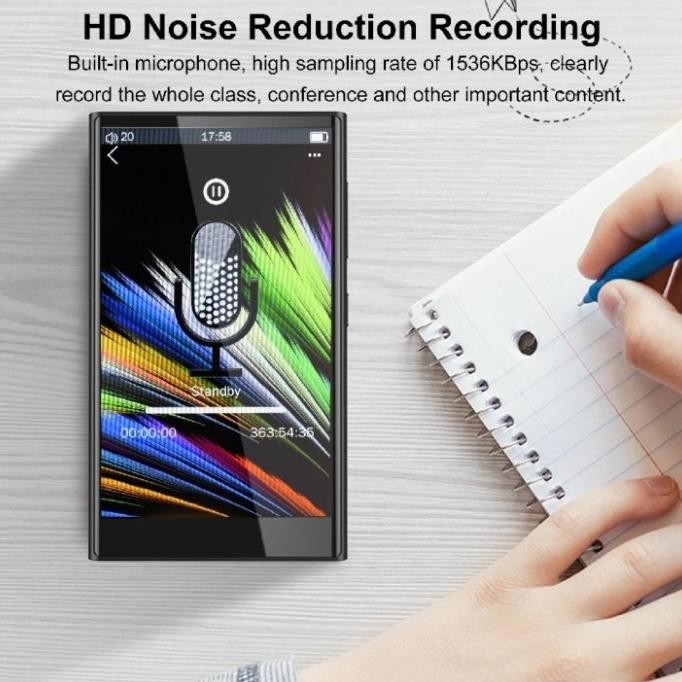 RUIZU H10 BLUETOOTH 5.0 SPEAKER DAP FM MP3 MP4 IPS HD VIDEO PLAYER H1