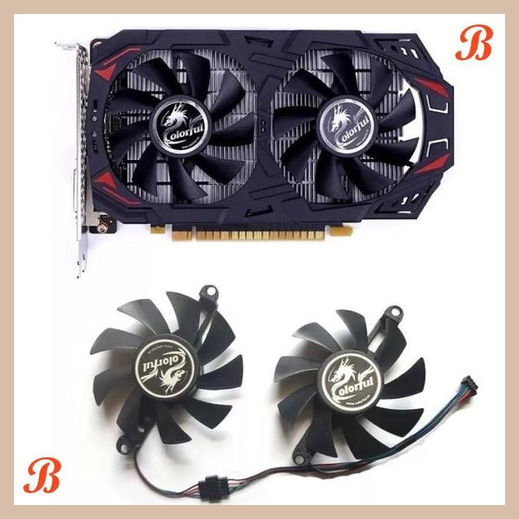 [SRP] Fan Vga Igame Colorful 75mm 4pin Gtx 950 960 1050 ti 1060 ORIGINAL