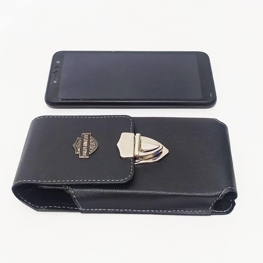 COD / DOMPET HP 7 INCI TAS PINGGANG SARUNG HANDPHONE PRIA KULIT SINTETIS 1 SLOT / TD