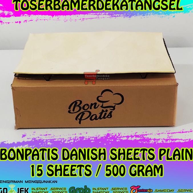 

Sale Bonpatis Danish Pastry Sheets Plain (Isi 15 Sheets / 500 Gram)
