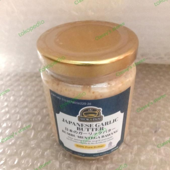 

Sale Wok Pan Japanese Garlic Butter 205 Gr/Pure Butter/Bumbu Instant