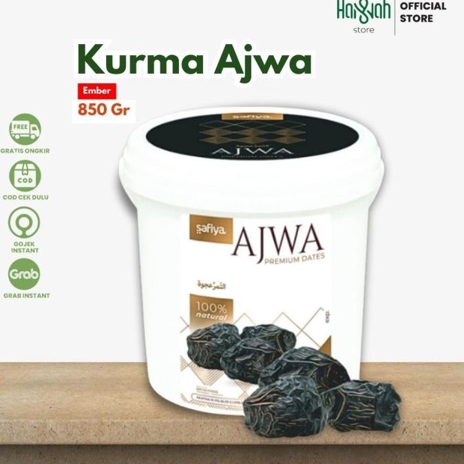 

Promo Kurma Ajwa Kemasan Ember 850Gr | Kurma Nabi Asli Madinah Premium