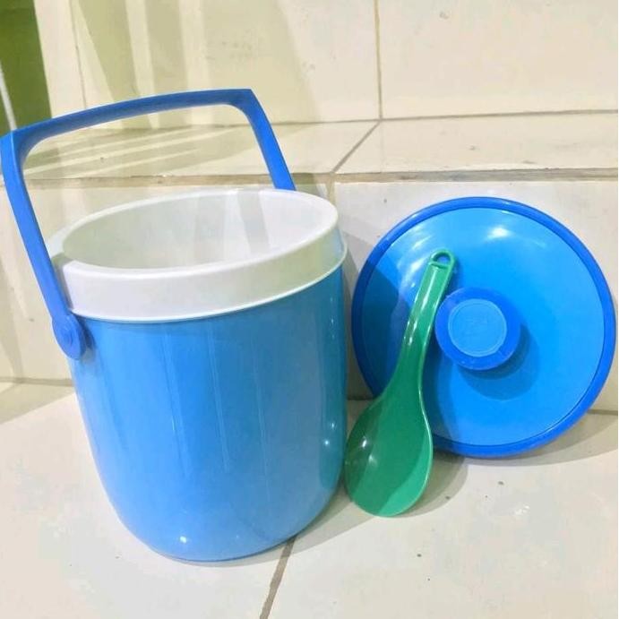 HJK Rice Ice Bucket 6.5 Termos Nasi Termos Es Batu 6.5 Termos Nasi Mini termos este Hijau Vacuum ter