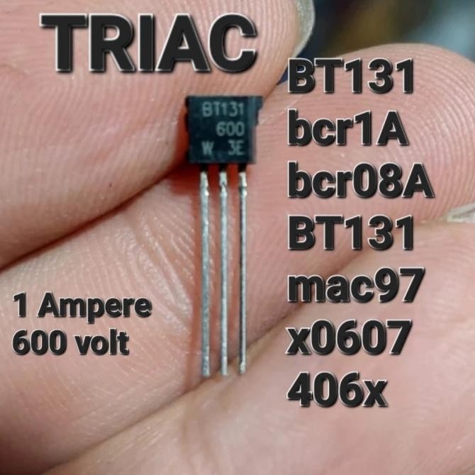 Terbaru BT 131 triac triak 1a 600v bcr1a  x0607 bcr08a 148k bcr08 mac97 406x tojil4