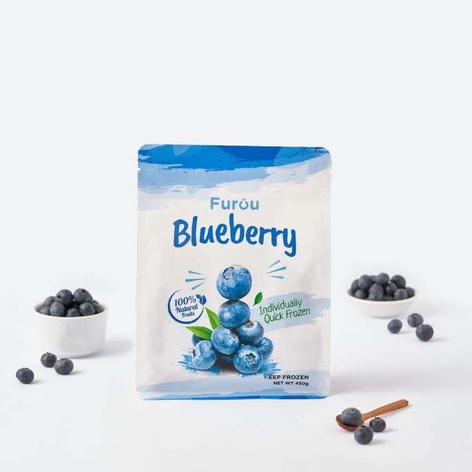 

Promo Furou Frozen Blueberry (Iqf) / Buah Bluberi Beku - 450 G