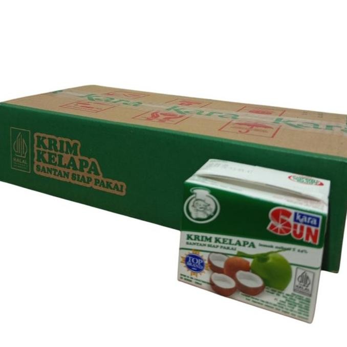 

Murah 1 Dus Sunkara Santan Instan Siap Pakai 200Ml Isi 12Pouch