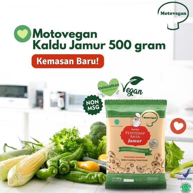 

Murah Paket Hemat Kaldu Jamur Motovegan 500 Gram