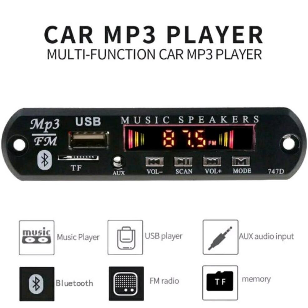 KIT MP3 MODUL MP3  PLAYER BLUETOOTH VISERO