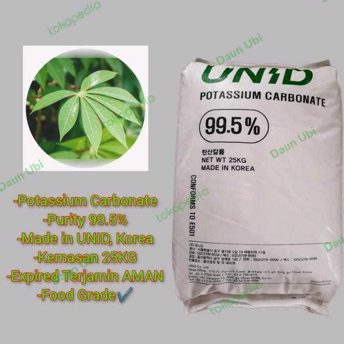 

Sale Potassium Carbonate / Potasium Karbonat 25Kg