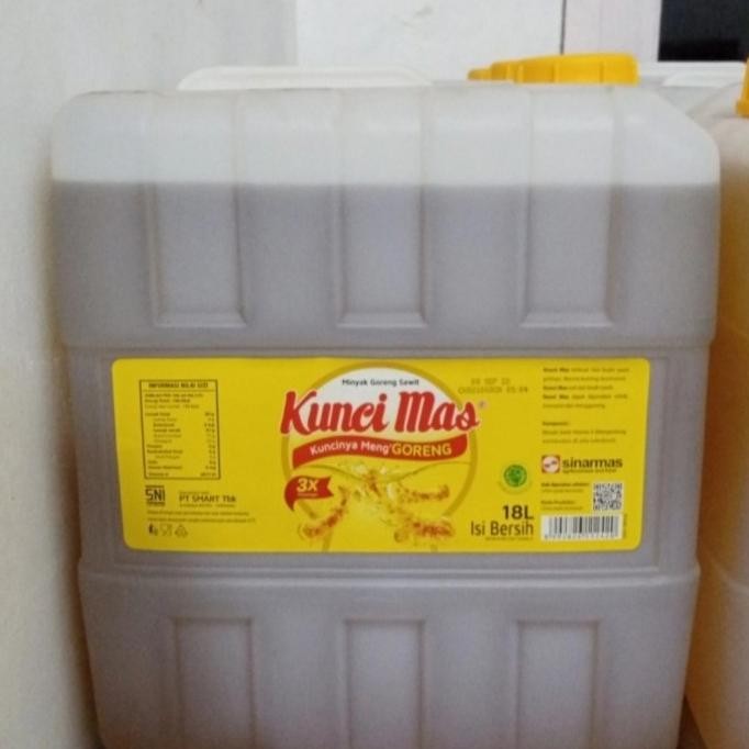 

Grosir Minyak Goreng Kunci Mas Jerigen 18 Liter Original