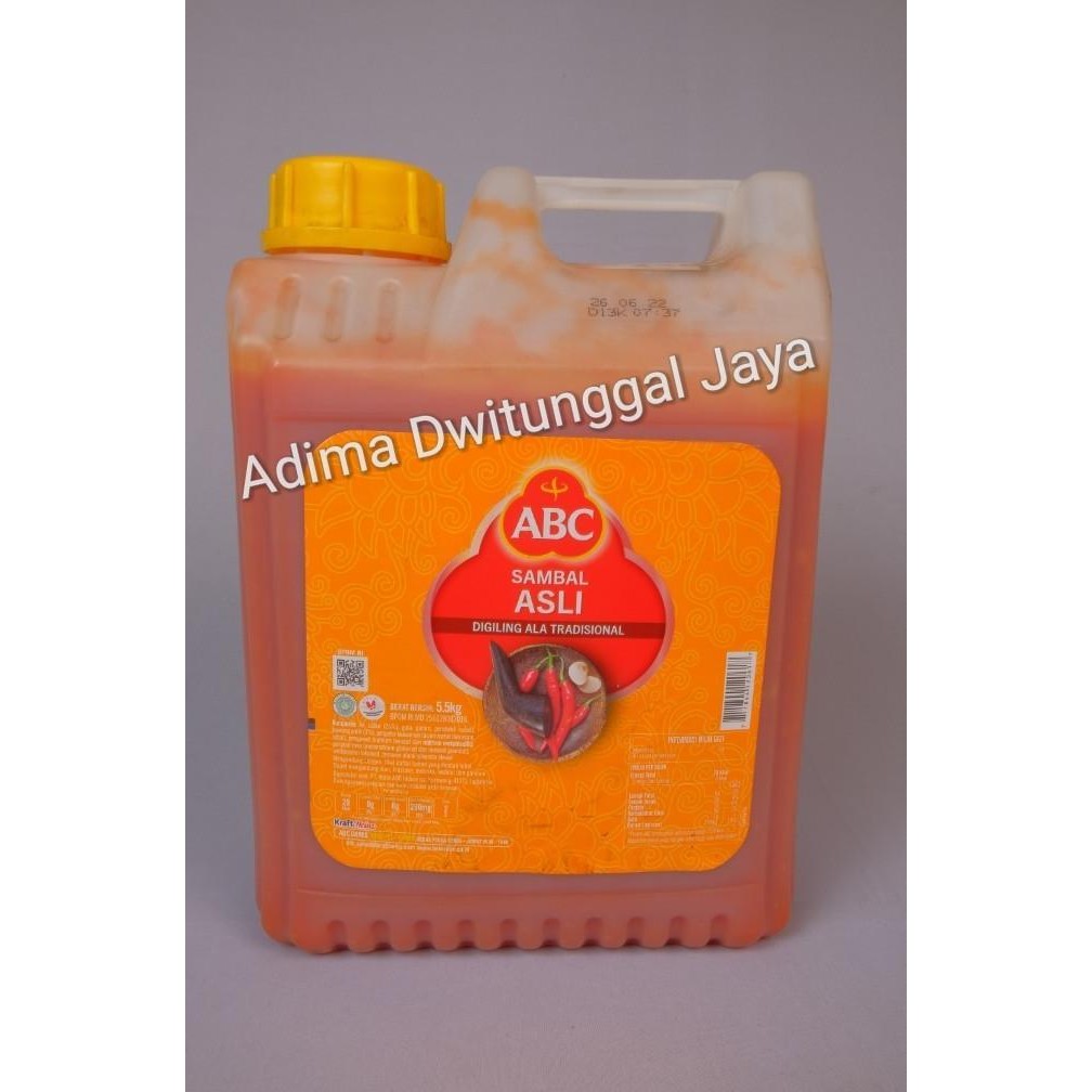 

Promo Sambal Asli Abc Dirigen / Saus Abc Asli Jerigen / Galon 5.5 Kg