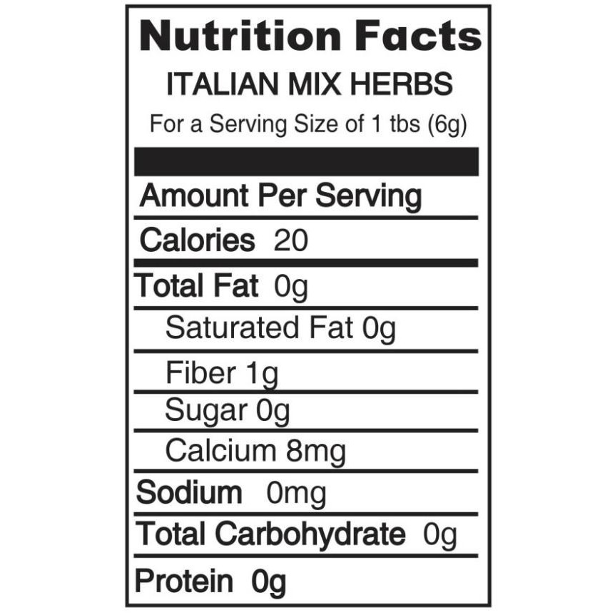 

Murah Bumbu Rempah Italia / Italian Mixed Herbs (1 Kilogram) By Granology