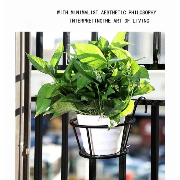 Rak Bunga Balkon Rak Pot Tanaman Pot Gantung Rak Pot Balkon