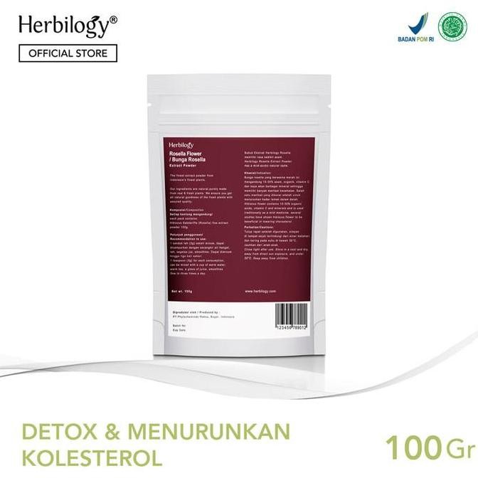 

Promo Herbilogy Rosella Extract Powder 100G