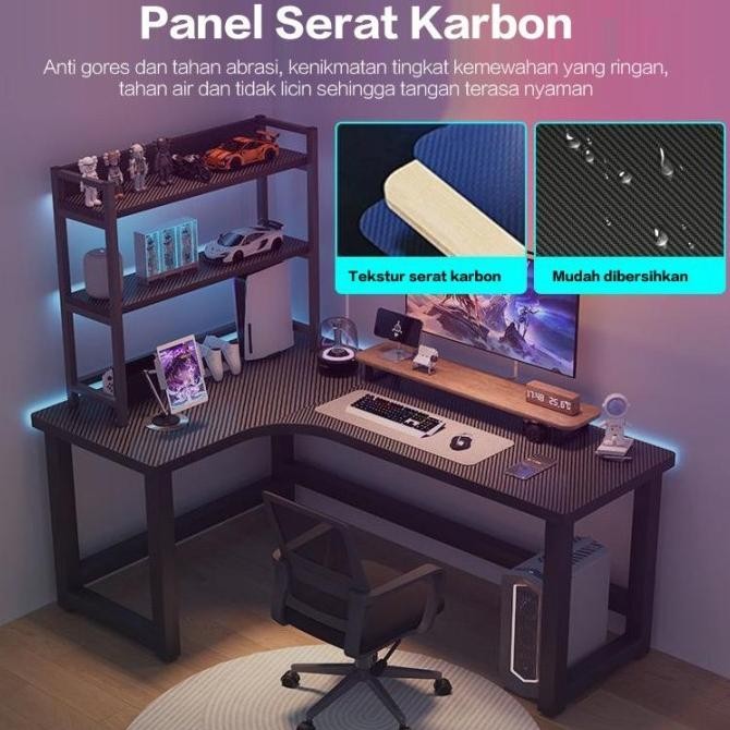 Meja Gaming / Kamar Gaming / Meja komputer Gaming / Meja Gaming Full Set / Meja Gaming 120x60 / Meja