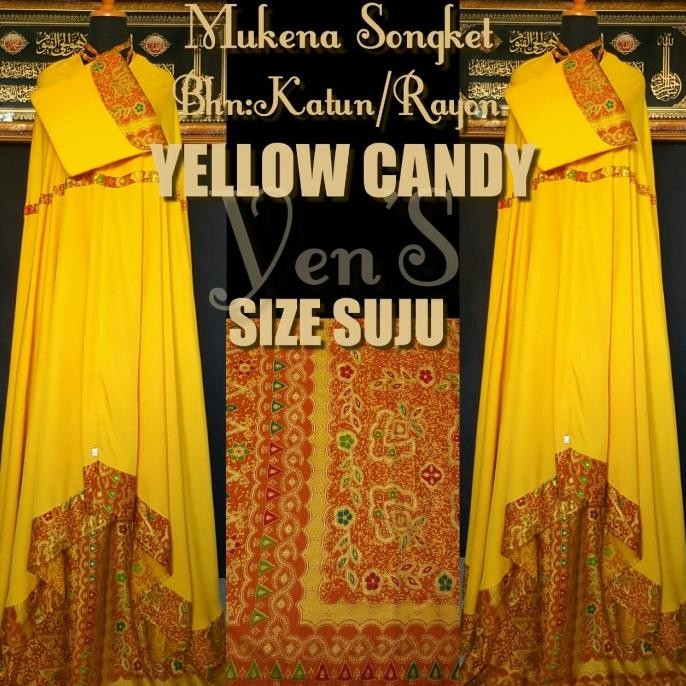 MUKENA SONGKET PRADA BALI EXCLUSIVE/ SUPER JUMBO