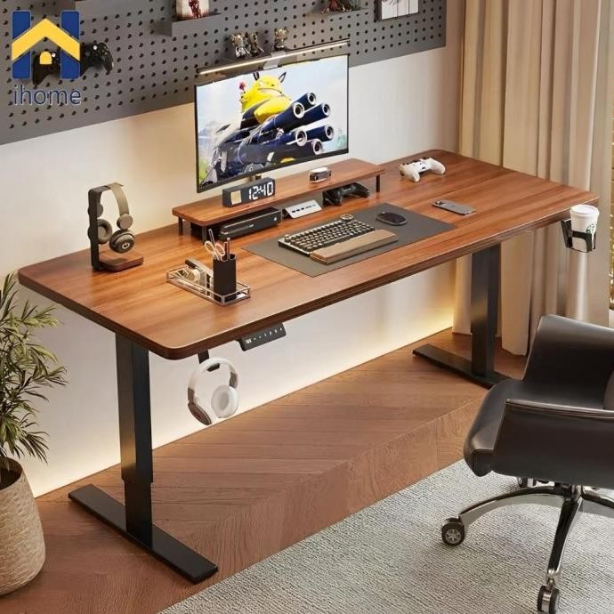 Meja Laptop Adjustable Meja Belajar Adjustable Meja Gaming Minimalis Meja Komputer Angkat listrik Se