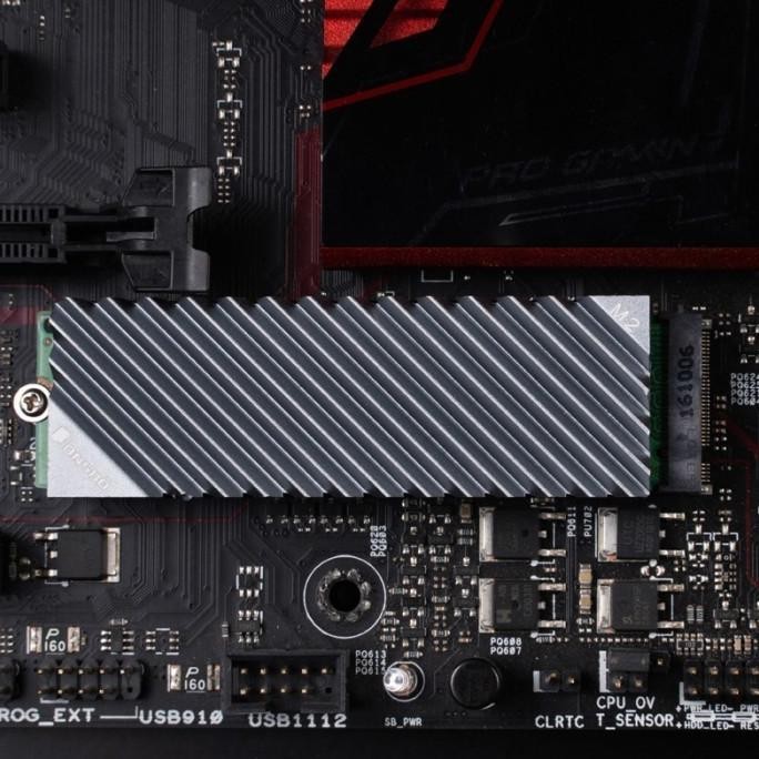 Murah JONSBO M.2-3 Heatsink SSD NVMe M2 Cooling Grey Non COD