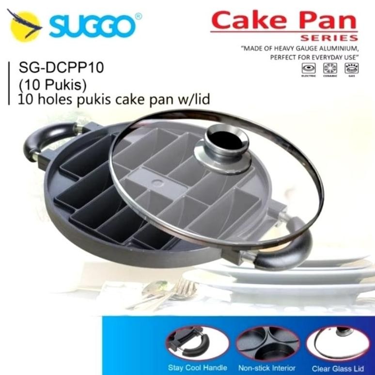 Cetakan kue Pukis Suggo 10 Lubang / Cake Pan Pukis 10 Lubang Suggo / Cetakan Pukis Suggo 10 Lubang