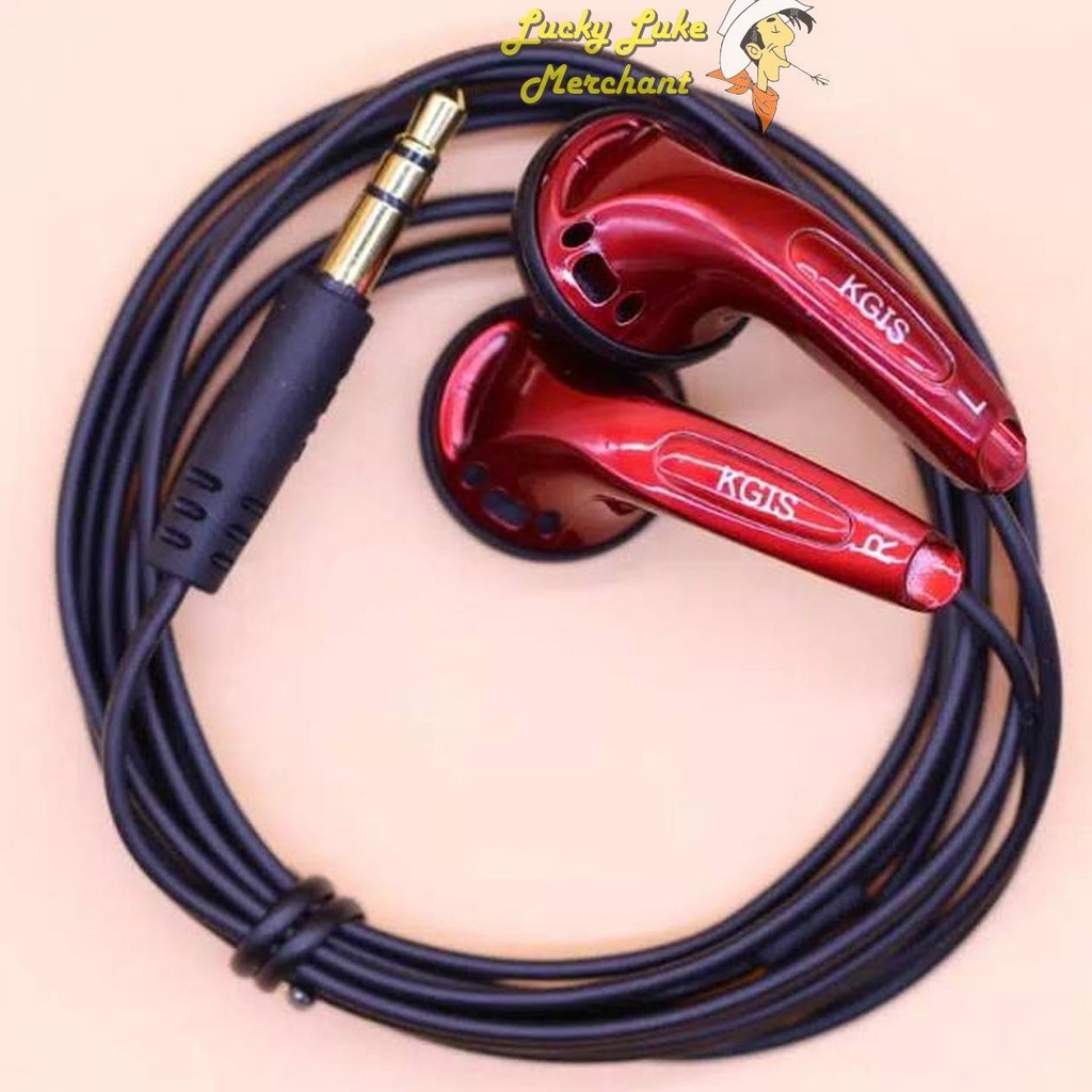 EARPHONE KGIS ORIGINAL KERE HORE BASS EARBUD VIDO KILLER HEADSET HEADPHONE