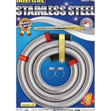 Laris Selang Indo Gas Stainless Steel