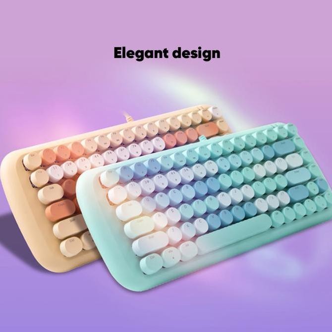Murah MOFii Mechanical Keyboard Blue Switch Candy M Non COD