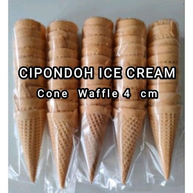 

50 Pc 50 Pa Cone Ice Cream Waffle 4 Cm
