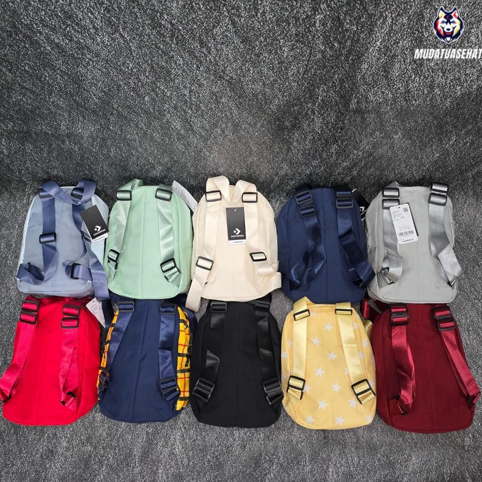 Cuci Gudang Converse 6L Mini Basic Go 2 Canvas Backpack & Slingbag / Tas Selempang / Tas Ransel Kanv