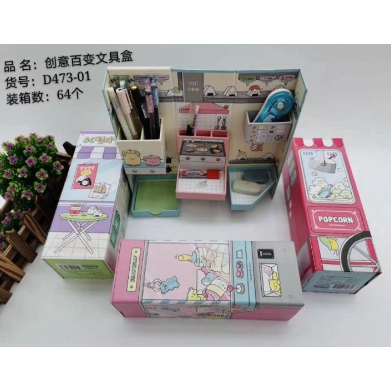 

Gs-56 Hd Kotak Pensil Karton Rak Berdiri Tingkat/Pencil Case/Pencil Box