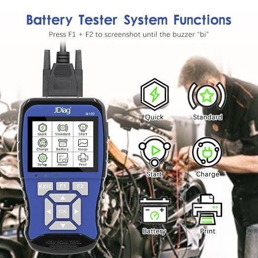 New JDiag M100 Motor Diagnostic Scanner OBD2 Motor Scaner Motor Injeksi