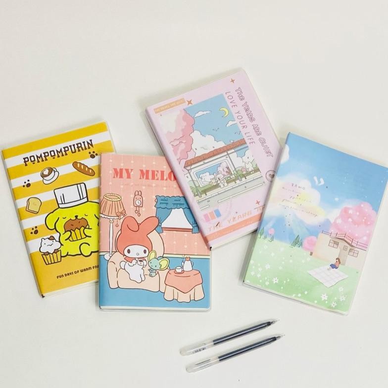 

Wes-24 Hd Notebook A5 64 Lembar/Alat Tulis Anak/Perlengkapan Sekolah/Fancy