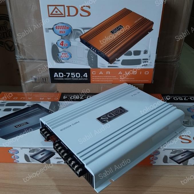 Power Ads 750.4 Power Mobil 4 Channel Amplifier Ads 750.4 Original