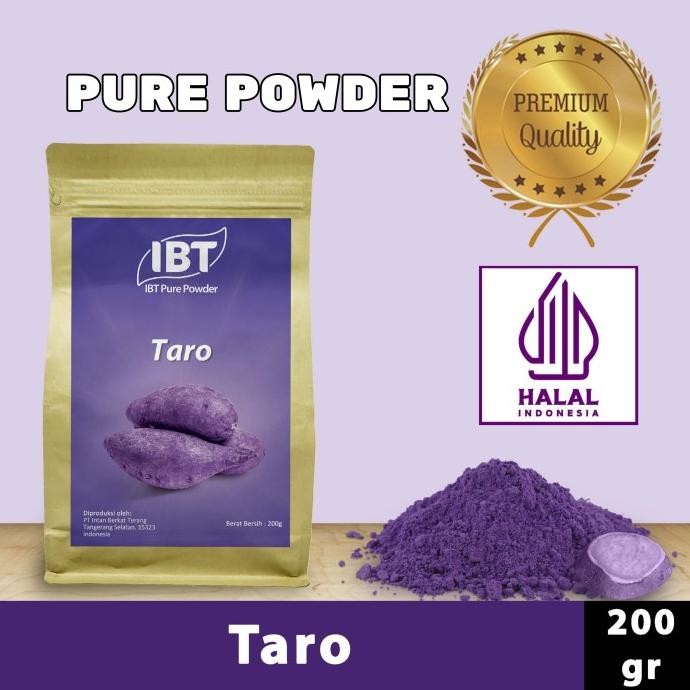 

TERSEDIA Pure Taro Powder. impor Taiwan Bubuk Murni Kualitas Bagus 200 gr