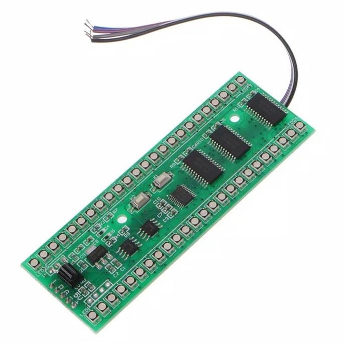 Led Vu Meter Rgb Stereo / Spectrum Audio Level Indikator Amplifier Original