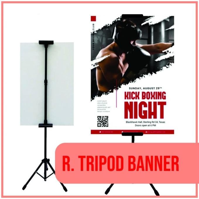 

Refill Tripod Banner Impraboard Foamboard Promo