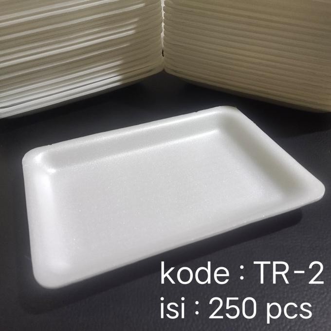 

Foam Tray Tr 2 - Styrofoam Tray Buah Tr2 - Isi 250 Pcs Best Seller